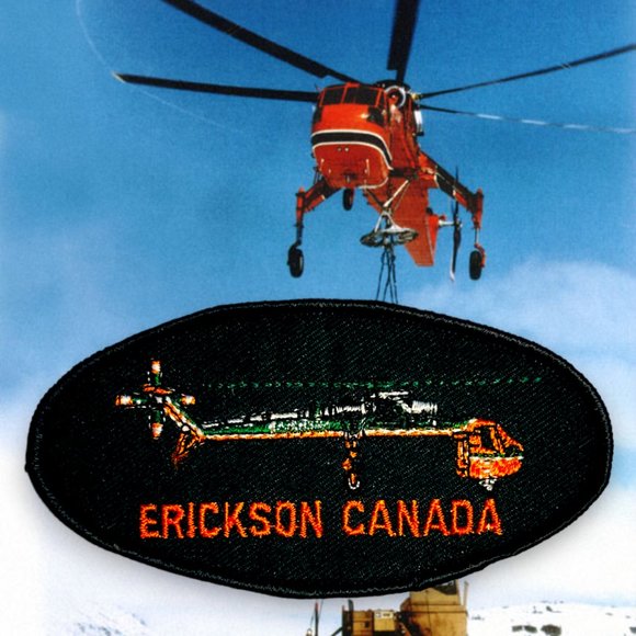 Vintage Erickson Canada - Erickson Sky Crane - Embroidered Patch - Aviation - Picture 1 of 1
